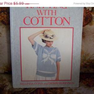 Vintage Knitting With Cotton Sweater Pattern Book..