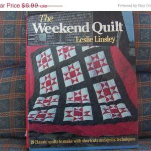 Vintage The Weekend Quilt Pattern Book By Leslie..