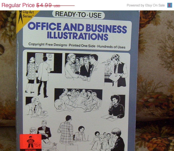 Dover Clip Art Series Office And Business Illustrations Book