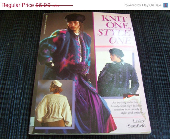 Knit One, Style One Womens Knit Pattern Sweater Book
