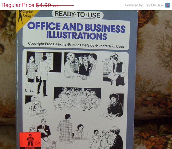 Dover Clip Art Series Office And Business Illustrations Book on Luulla